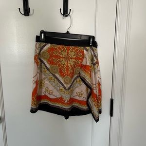 Zara printed skort